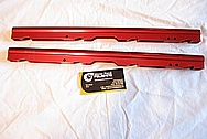 Ford Mustang V8 FAST Aluminum Fuel Rails BEFORE Chrome-Like Metal Polishing and Buffing Services