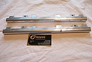 Aluminum V8 Fuel Rails BEFORE Chrome-Like Metal Polishing and Buffing Services