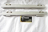 Ford Mustang V8 Aluminum Fuel Rails BEFORE Chrome-Like Metal Polishing and Buffing Services