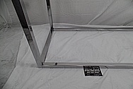 Stainless Steel Store Furniture Rack AFTER Chrome-Like Metal Polishing and Buffing Services / Restoration Services - Steel Polishing Services 