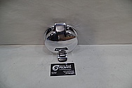 1998 Dodge Viper GTS Aluminum Gas Cap Assembly AFTER Chrome-Like Metal Polishing and Buffing Services - Aluminum Polishing Service