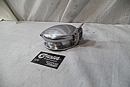 1998 Dodge Viper GTS Aluminum Gas Cap Assembly BEFORE Chrome-Like Metal Polishing and Buffing Services - Aluminum Polishing Service
