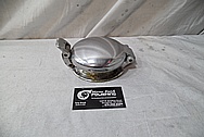 1998 Dodge Viper GTS Aluminum Gas Cap Assembly BEFORE Chrome-Like Metal Polishing and Buffing Services - Aluminum Polishing Service