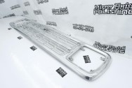 Vintage Dodge Truck Grille AFTER Chrome-Like Metal Polishing - Aluminum Polishing | Finishing Services | Grille Polishing Services