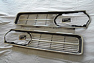 1964 Pontiac GTO Aluminum Grille AFTER Chrome-Like Metal Polishing - Aluminum Polishing