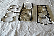 1964 Pontiac GTO Aluminum Grille AFTER Chrome-Like Metal Polishing - Aluminum Polishing