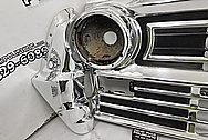 1974 Ford Econoline E-100 Aluminum Grille AFTER Chrome-Like Metal Polishing - Aluminum Polishing Services - Dent Removal Services