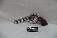 1965 Colt Python .357 Magnum Stainless Steel Revolver / Gun AFTER Chrome-Like Metal Polishing and Buffing Services - Stainless Steel Polishing Services