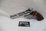 1965 Colt Python .357 Magnum Stainless Steel Revolver / Gun AFTER Chrome-Like Metal Polishing and Buffing Services - Stainless Steel Polishing Services