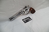 1965 Colt Python .357 Magnum Stainless Steel Revolver / Gun AFTER Chrome-Like Metal Polishing and Buffing Services - Stainless Steel Polishing Services