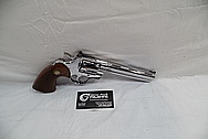 1965 Colt Python .357 Magnum Stainless Steel Revolver / Gun AFTER Chrome-Like Metal Polishing and Buffing Services - Stainless Steel Polishing Services