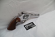 1965 Colt Python .357 Magnum Stainless Steel Revolver / Gun AFTER Chrome-Like Metal Polishing and Buffing Services - Stainless Steel Polishing Services