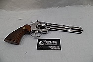 1965 Colt Python .357 Magnum Stainless Steel Revolver / Gun AFTER Chrome-Like Metal Polishing and Buffing Services - Stainless Steel Polishing Services