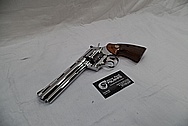 1965 Colt Python .357 Magnum Stainless Steel Revolver / Gun AFTER Chrome-Like Metal Polishing and Buffing Services - Stainless Steel Polishing Services