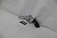 Steel Colt Python Revolver AFTER Chrome-Like Metal Polishing and Buffing Services / Restoration Services - Steel Gun Polishing Services 