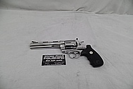 Steel Colt Python Revolver AFTER Chrome-Like Metal Polishing and Buffing Services / Restoration Services - Steel Gun Polishing Services 