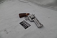 Stainless Steel Colt Python Revolver AFTER Chrome-Like Metal Polishing and Buffing Services / Restoration Services - Steel Gun Polishing Services