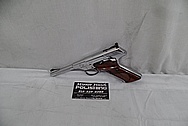 Colt Woodsman .22 Caliber Stainless Steel Slide Action Gun AFTER Chrome-Like Metal Polishing and Buffing Services - Stainless Steel Polishing Services