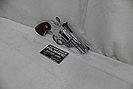 Colt Stainless Steel Revolver Gun AFTER Chrome-Like Metal Polishing and Buffing Services - Stainless Steel Polishing Services