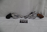 Colt Stainless Steel Guns AFTER Chrome-Like Metal Polishing and Buffing Services - Stainless Steel Polishing Services