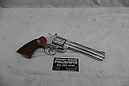 Colt Stainless Steel Python .357 Revolver AFTER Chrome-Like Metal Polishing and Buffing Services - Stainless Steel Polishing Services