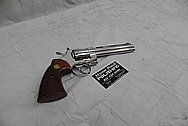 Colt Stainless Steel Python .357 Revolver AFTER Chrome-Like Metal Polishing and Buffing Services - Stainless Steel Polishing Services