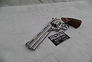 Colt Stainless Steel Python .357 Revolver AFTER Chrome-Like Metal Polishing and Buffing Services - Stainless Steel Polishing Services