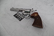 Colt Stainless Steel Python .357 Revolver AFTER Chrome-Like Metal Polishing and Buffing Services - Stainless Steel Polishing Services