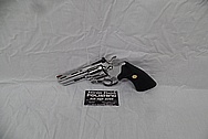 Colt Python .357 Stainless Steel Gun Parts AFTER Chrome-Like Metal Polishing and Buffing Services / Restoration Services - Stainless Steel Polishing Services