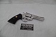 Colt Python .357 Stainless Steel Gun Parts AFTER Chrome-Like Metal Polishing and Buffing Services / Restoration Services - Stainless Steel Polishing Services