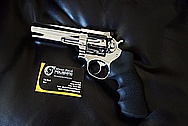 Our Customers Ruger GP100 Stainless Steel Revolver Gun AFTER Chrome-Like Metal Polishing and Buffing Services / Restoration Services - Stainless Steel Polishing 