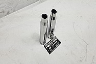 25MM Anti-Aircraft Bullet Shell AFTER Chrome-Like Metal Polishing and Buffing Services - Steel Polishing - Gun Polishing
