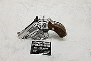S&W Smith and Wesson Stainless Steel .357 Magnum Revolver AFTER Chrome-Like Metal Polishing and Buffing Services - Steel Polishing - Gun Polishing