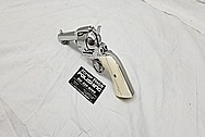 Ruger New Vaquero Stainless Steel .45 Caliber Revolver AFTER Chrome-Like Metal Polishing and Buffing Services - Stainless Steel Polishing