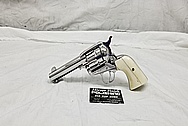 Ruger New Vaquero Stainless Steel .45 Caliber Revolver AFTER Chrome-Like Metal Polishing and Buffing Services - Stainless Steel Polishing