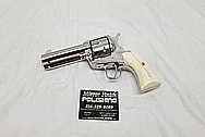 Ruger New Vaquero Stainless Steel .45 Caliber Revolver AFTER Chrome-Like Metal Polishing and Buffing Services - Stainless Steel Polishing