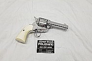 Ruger New Vaquero Stainless Steel .45 Caliber Revolver AFTER Chrome-Like Metal Polishing and Buffing Services - Stainless Steel Polishing