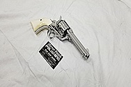 Ruger New Vaquero Stainless Steel .45 Caliber Revolver AFTER Chrome-Like Metal Polishing and Buffing Services - Stainless Steel Polishing