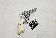 Ruger New Vaquero Stainless Steel .45 Caliber Revolver AFTER Chrome-Like Metal Polishing and Buffing Services - Stainless Steel Polishing