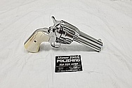 Ruger New Vaquero Stainless Steel .45 Caliber Revolver AFTER Chrome-Like Metal Polishing and Buffing Services - Stainless Steel Polishing