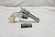 Ruger New Vaquero Stainless Steel .45 Caliber Revolver AFTER Chrome-Like Metal Polishing and Buffing Services - Stainless Steel Polishing