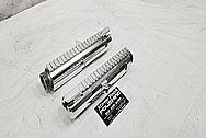 AR15 .308 Aluminum Gun Parts AFTER Chrome-Like Metal Polishing - Aluminum Polishing - Gun Polishing