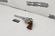 Smith and Wesson .44 Magnum Stainlesss Steel Gun Parts AFTER Chrome-Like Metal Polishing - Stainless Steel Polishing