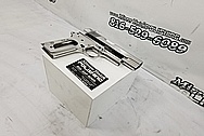 Colt MKIV Semi-Auto Steel Handgun AFTER Chrome-Like Metal Polishing and Buffing Services / Restoration Services - Steel Polishing 