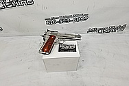 Springfield Armory Trophy Match Semi-Auto Steel .45 Auto Handgun AFTER Chrome-Like Metal Polishing and Buffing Services / Restoration Services - Steel Polishing