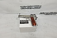 Springfield Armory Trophy Match Semi-Auto Steel .45 Auto Handgun AFTER Chrome-Like Metal Polishing and Buffing Services / Restoration Services - Steel Polishing