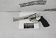 Smith & Wesson 629 Classic 44 Magnum Stainless Steel Gun AFTER Chrome-Like Metal Polishing - Stainless Steel Polishing Services - Gun Polishing 