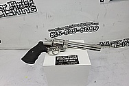 Smith & Wesson 629 Classic 44 Magnum Stainless Steel Gun AFTER Chrome-Like Metal Polishing - Stainless Steel Polishing Services - Gun Polishing 