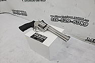 Smith & Wesson 629 Classic 44 Magnum Stainless Steel Gun AFTER Chrome-Like Metal Polishing - Stainless Steel Polishing Services - Gun Polishing 