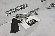 Smith & Wesson 629 Classic 44 Magnum Stainless Steel Gun AFTER Chrome-Like Metal Polishing - Stainless Steel Polishing Services - Gun Polishing 